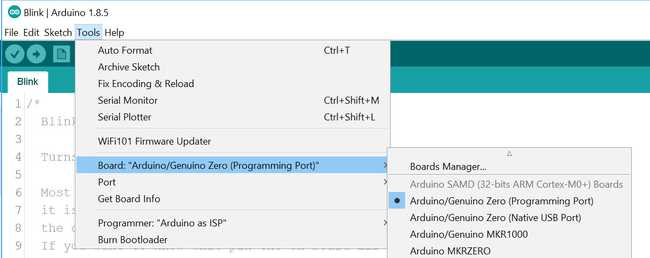 Arduino IDE.