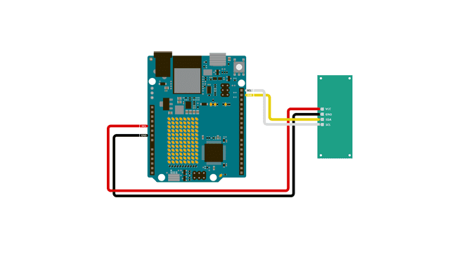 Bare I2C Wiring on UNO R4 WiFi 