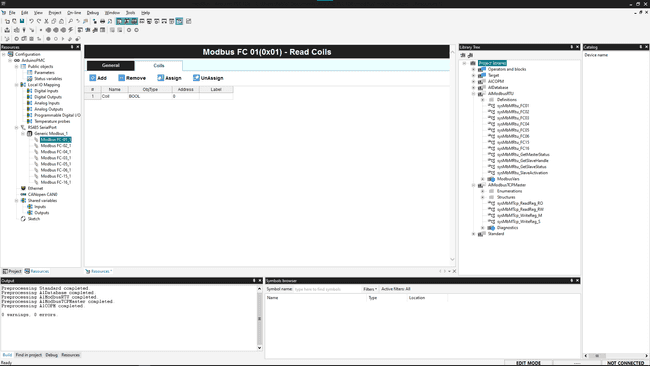 Modbus item specific configuration