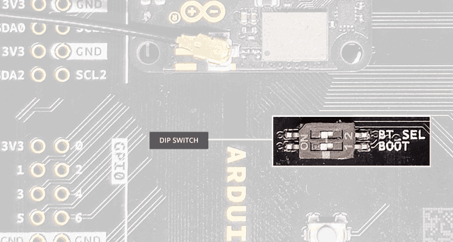 Portenta Breakout DIP switches